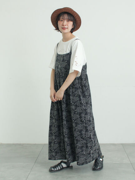 【メルヘン×Samansa Mos2】総刺繍ワンピース（オフホワイト/ブラック/モカ）｜Samansa Mos2（サマンサ モスモス）通販