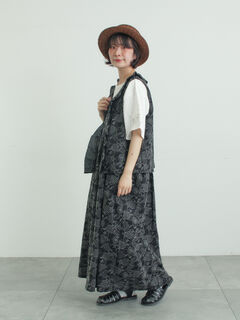 セール】 【メルヘン×Samansa Mos2】総刺繍ワンピース（オフホワイト