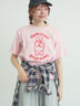 【メルヘン×Samansa Mos2】発泡プリントTシャツ（オフホワイト/グレー/ピンク）｜Samansa Mos2（サマンサ モスモス）通販