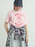 【メルヘン×Samansa Mos2】発泡プリントTシャツ（オフホワイト/グレー/ピンク）｜Samansa Mos2（サマンサ モスモス）通販