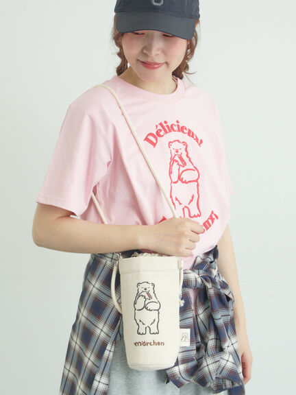 【メルヘン×Samansa Mos2】発泡プリントTシャツ（オフホワイト/グレー/ピンク）｜Samansa Mos2（サマンサ モスモス）通販