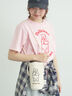 【メルヘン×Samansa Mos2】発泡プリントTシャツ（オフホワイト/グレー/ピンク）｜Samansa Mos2（サマンサ モスモス）通販