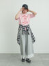 【メルヘン×Samansa Mos2】発泡プリントTシャツ（オフホワイト/グレー/ピンク）｜Samansa Mos2（サマンサ モスモス）通販