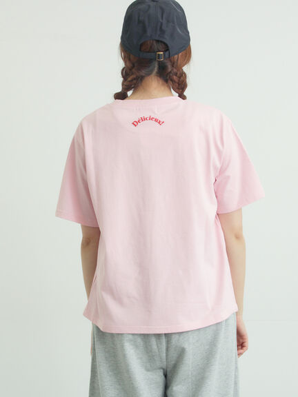【メルヘン×Samansa Mos2】発泡プリントTシャツ（オフホワイト/グレー/ピンク）｜Samansa Mos2（サマンサ モスモス）通販