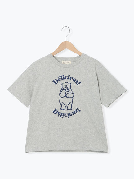 【メルヘン×Samansa Mos2】発泡プリントTシャツ（オフホワイト/グレー/ピンク）｜Samansa Mos2（サマンサ モスモス）通販