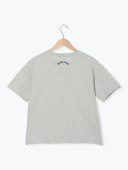 【メルヘン×Samansa Mos2】発泡プリントTシャツ（オフホワイト/グレー/ピンク）｜Samansa Mos2（サマンサ モスモス）通販