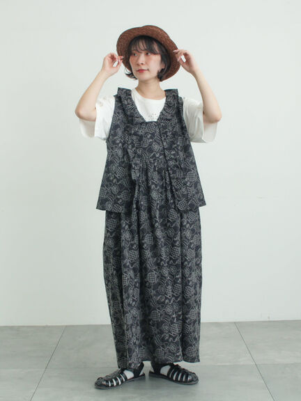 【メルヘン×Samansa Mos2】総刺繍ベスト（オフホワイト/ブラック/モカ）｜Samansa Mos2（サマンサ モスモス）通販