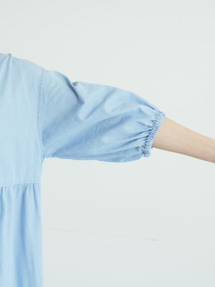 【接触冷感】ライトオンスデニムワンピース（チャコールグレー/サックスブルー/ネイビー）｜Samansa Mos2（サマンサ モスモス）通販