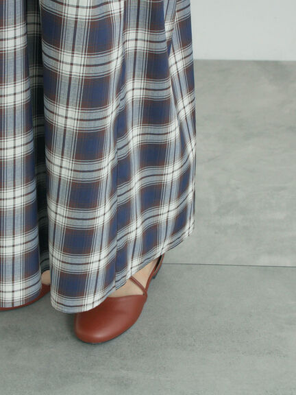 【遮熱】柄アソートバルーンスリーブワンピース（ブラック/ベージュ/サックスブルー/ネイビー）｜Samansa Mos2（サマンサ モスモス）通販