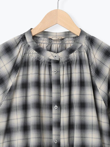 【遮熱】柄アソートバルーンスリーブワンピース（ブラック/ベージュ/サックスブルー/ネイビー）｜Samansa Mos2（サマンサ モスモス）通販