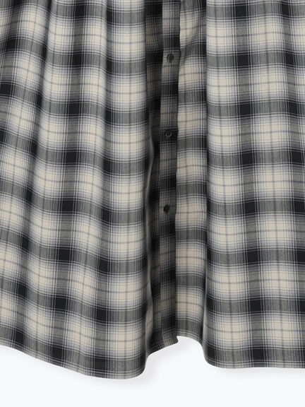 【遮熱】柄アソートバルーンスリーブワンピース（ブラック/ベージュ/サックスブルー/ネイビー）｜Samansa Mos2（サマンサ モスモス）通販