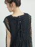 チュール刺繍前後2WAYノースリワンピース（オフホワイト/ブラック/キナリ）｜Samansa Mos2（サマンサ モスモス）通販