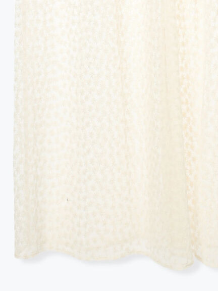 チュール刺繍前後2WAYノースリワンピース（オフホワイト/ブラック/キナリ）｜Samansa Mos2（サマンサ モスモス）通販