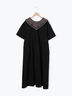 ビッグ襟前後2WAYワンピース（ブラック）｜Samansa Mos2（サマンサ モスモス）通販