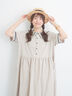 ビッグ襟前後2WAYワンピース（ブラック/ベージュ/ブルー）｜Samansa Mos2（サマンサ モスモス）通販