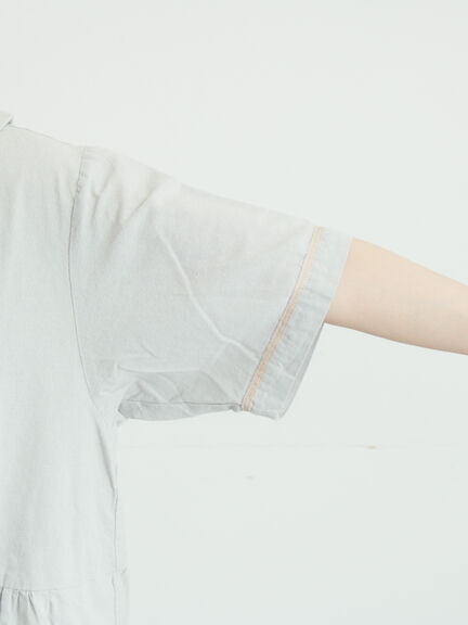 ビッグ襟前後2WAYワンピース（ブラック/ベージュ/ブルー）｜Samansa Mos2（サマンサ モスモス）通販