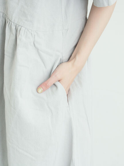 ビッグ襟前後2WAYワンピース（ブラック/ベージュ/ブルー）｜Samansa Mos2（サマンサ モスモス）通販