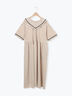 ビッグ襟前後2WAYワンピース（ブラック/ベージュ/ブルー）｜Samansa Mos2（サマンサ モスモス）通販