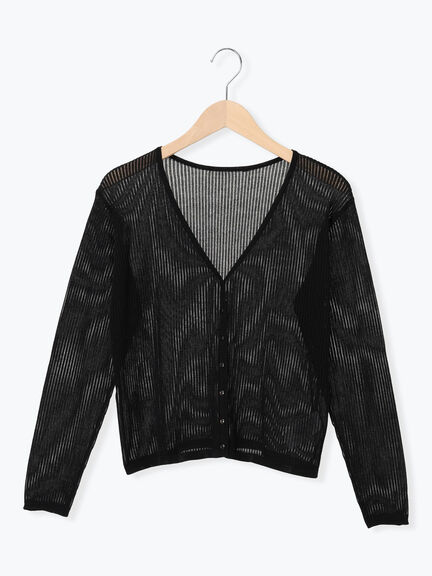お取り置き商品です♡＆黒カーディガン ànuke online store（アンヌーク） / Sheer Rib CardiganSheer Rib