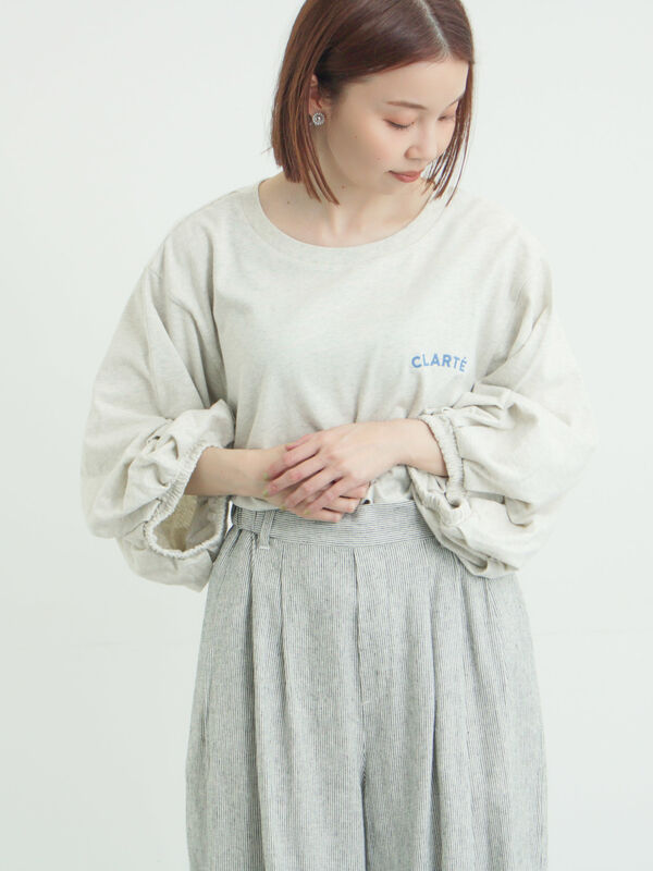 袖タックTシャツ（グレー）｜Samansa Mos2（サマンサ モスモス）通販