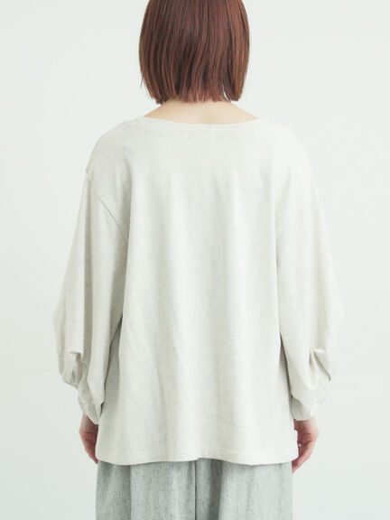 袖タックTシャツ（オフホワイト/グレー/グリーン/ネイビー）｜Samansa Mos2（サマンサ モスモス）通販