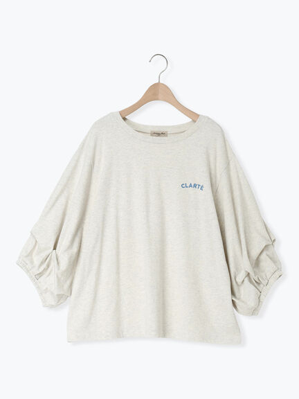 袖タックTシャツ（オフホワイト/グレー/グリーン/ネイビー）｜Samansa Mos2（サマンサ モスモス）通販