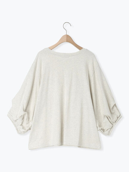 袖タックTシャツ（オフホワイト/グレー/グリーン/ネイビー）｜Samansa Mos2（サマンサ モスモス）通販