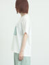 【接触冷感】スクエア箔ロゴTシャツ（オフホワイト/チャコールグレー/サックスブルー）｜Samansa Mos2（サマンサ モスモス）通販