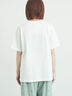 【接触冷感】スクエア箔ロゴTシャツ（オフホワイト/チャコールグレー/サックスブルー）｜Samansa Mos2（サマンサ モスモス）通販