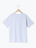 【接触冷感】スクエア箔ロゴTシャツ（オフホワイト/チャコールグレー/サックスブルー）｜Samansa Mos2（サマンサ モスモス）通販