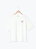 【接触冷感】ロゴ刺繍バックプリントTシャツ（オフホワイト/チャコールグレー/オレンジ/ブラウン）｜Samansa Mos2（サマンサ モスモス）通販