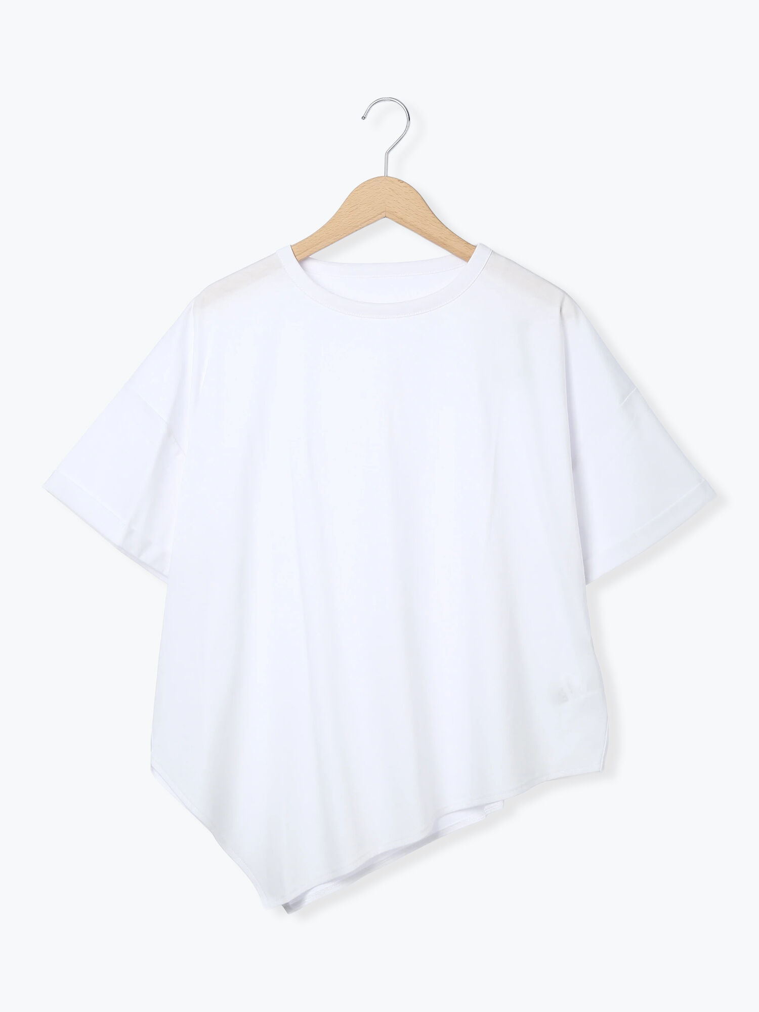 セール】 アシンメトリーリンガーTシャツ（ホワイト/ブラック/ネイビー