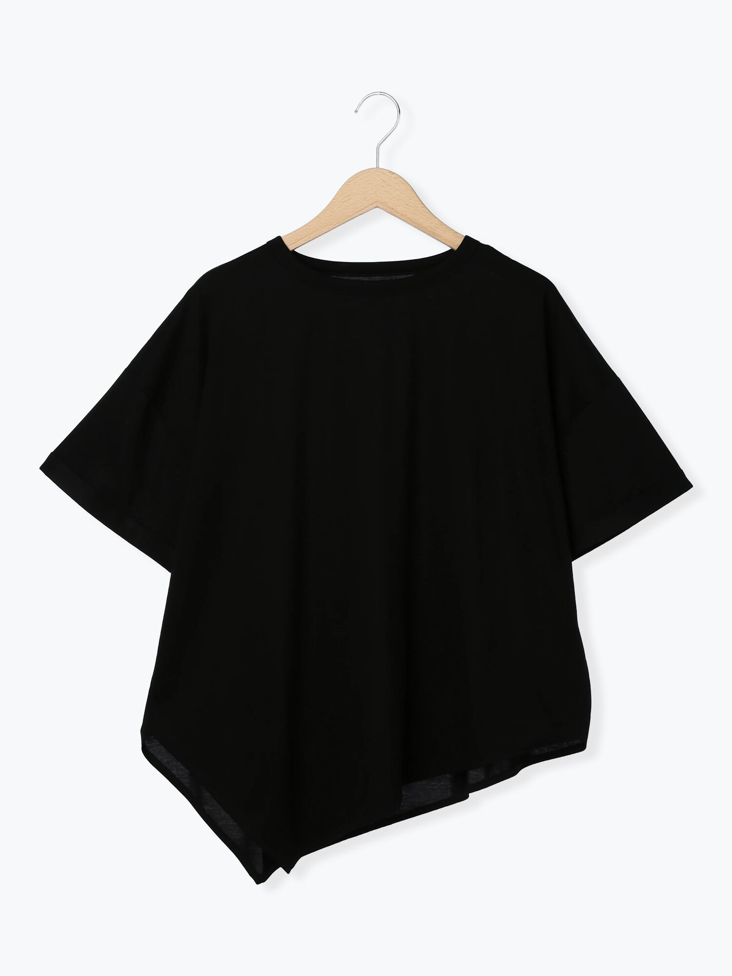 セール】 アシンメトリーリンガーTシャツ（ホワイト/ブラック/ネイビー