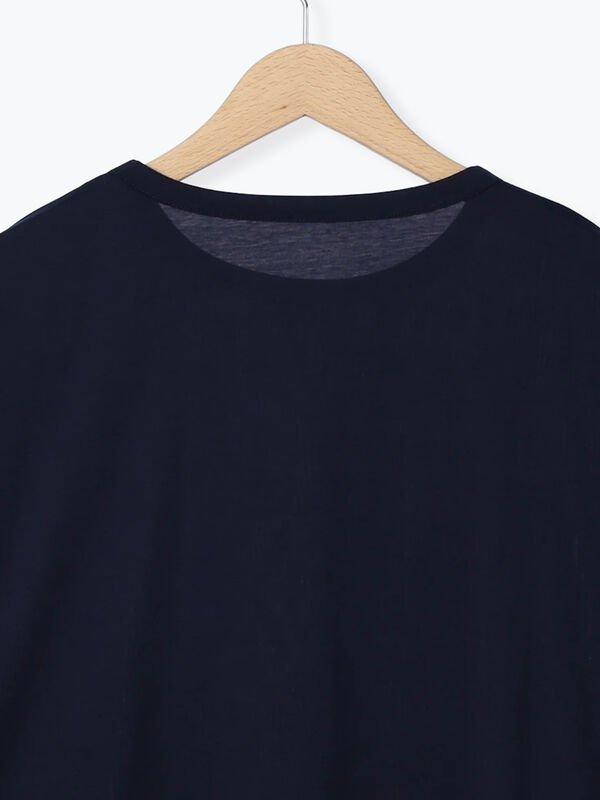 セール】 アシンメトリーリンガーTシャツ（ホワイト/ブラック/ネイビー