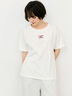 【接触冷感】アソートワンポイント刺繍Tシャツ（オフホワイト/チャコールグレー/イエロー）｜Samansa Mos2（サマンサ モスモス）通販