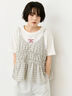 【接触冷感】アソートワンポイント刺繍Tシャツ（オフホワイト/チャコールグレー/イエロー）｜Samansa Mos2（サマンサ モスモス）通販