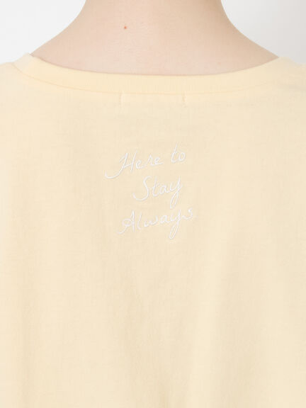 【接触冷感】アソートワンポイント刺繍Tシャツ（オフホワイト/チャコールグレー/イエロー）｜Samansa Mos2（サマンサ モスモス）通販