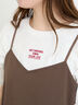【接触冷感】アソートワンポイント刺繍Tシャツ（オフホワイト/チャコールグレー/イエロー）｜Samansa Mos2（サマンサ モスモス）通販