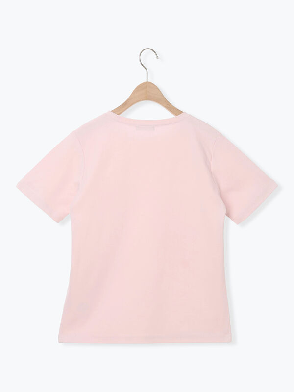 セール】 【汗じみ防止】スムースTシャツ（オフホワイト/ブラック