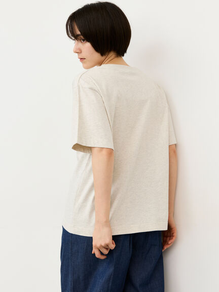 【接触冷感】ロゴアソートプリントTシャツ（オフホワイト/グレー/チャコールグレー/グリーン）｜Samansa Mos2（サマンサ モスモス）通販