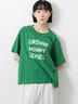 【接触冷感】ロゴアソートプリントTシャツ（オフホワイト/グレー/チャコールグレー/グリーン）｜Samansa Mos2（サマンサ モスモス）通販