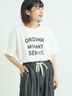 【接触冷感】ロゴアソートプリントTシャツ（オフホワイト/グレー/チャコールグレー/グリーン）｜Samansa Mos2（サマンサ モスモス）通販