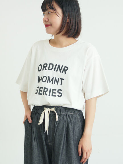 【接触冷感】ロゴアソートプリントTシャツ（オフホワイト/グレー/チャコールグレー/グリーン）｜Samansa Mos2（サマンサ モスモス）通販