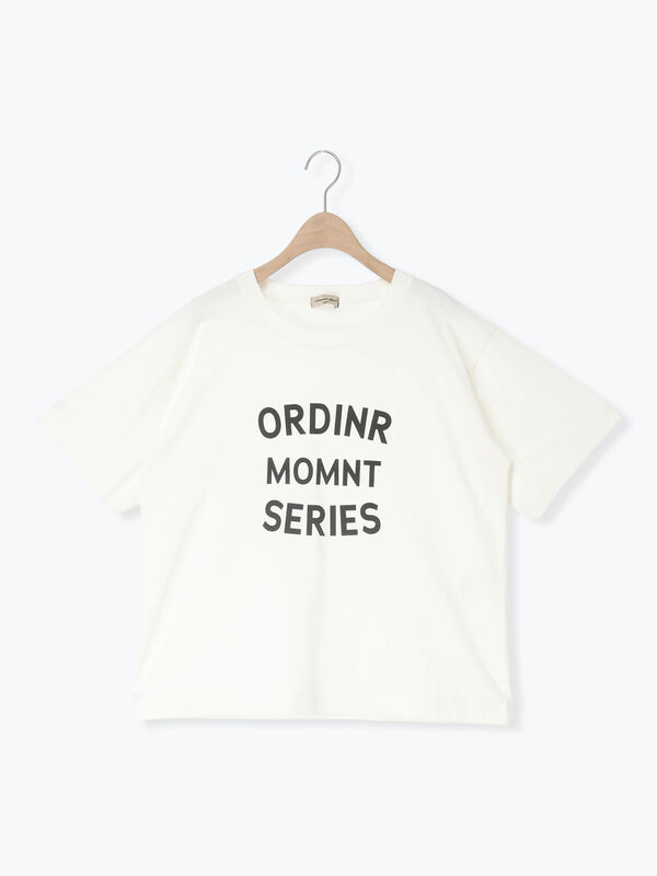 セール】 【接触冷感】ロゴアソートプリントTシャツ（オフホワイト