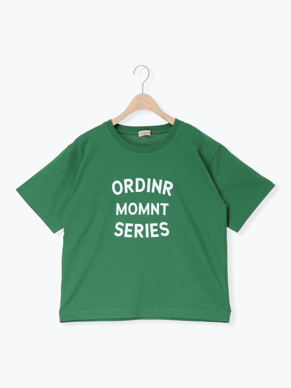よ*こ様 1819TATRAS ANDEZロゴプリントTシャツ　2サイズ 接触冷感】ロゴアソートプリントTシャツ（オフホワイト/グレー