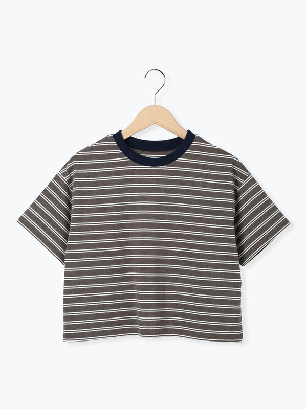 セール】 クロップドTシャツ（オフホワイト/ブラック/モカ/トップス/T