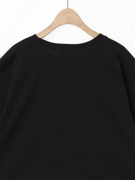 【接触冷感】裾レースロゴTシャツ（オフホワイト/ブラック/グレージュ）｜Samansa Mos2（サマンサ モスモス）通販