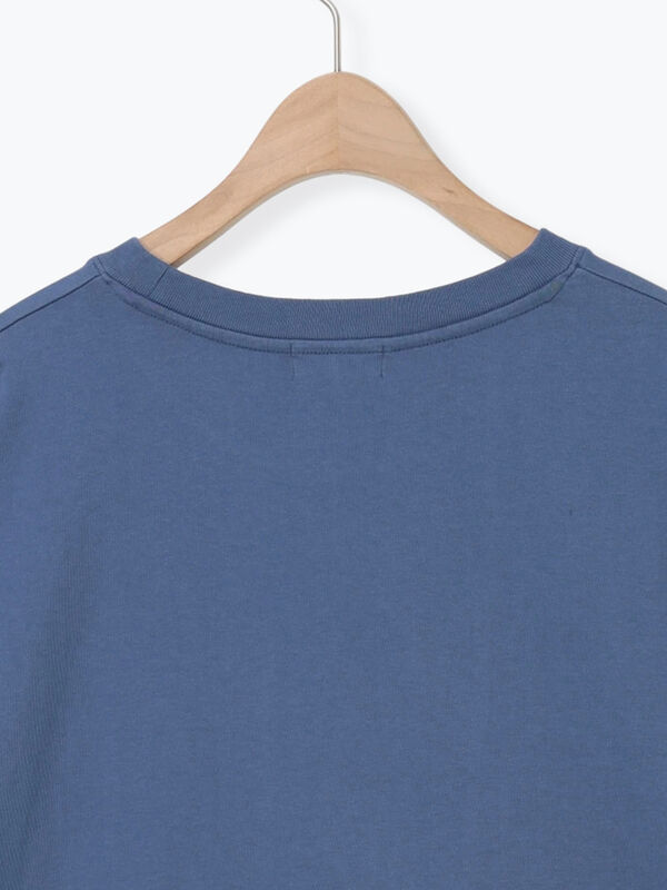 セール】 バイオ加工ロゴプリントワイドTシャツ（オフホワイト