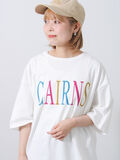 【接触冷感】ロゴプリントビッグTシャツ（オフホワイト）｜Samansa Mos2（サマンサ モスモス）通販