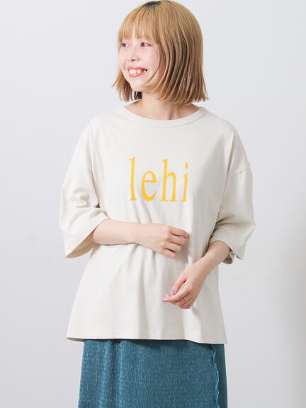 【接触冷感】ロゴプリントビッグTシャツ（オフホワイト/チャコールグレー/ベージュ）｜Samansa Mos2（サマンサ モスモス）通販